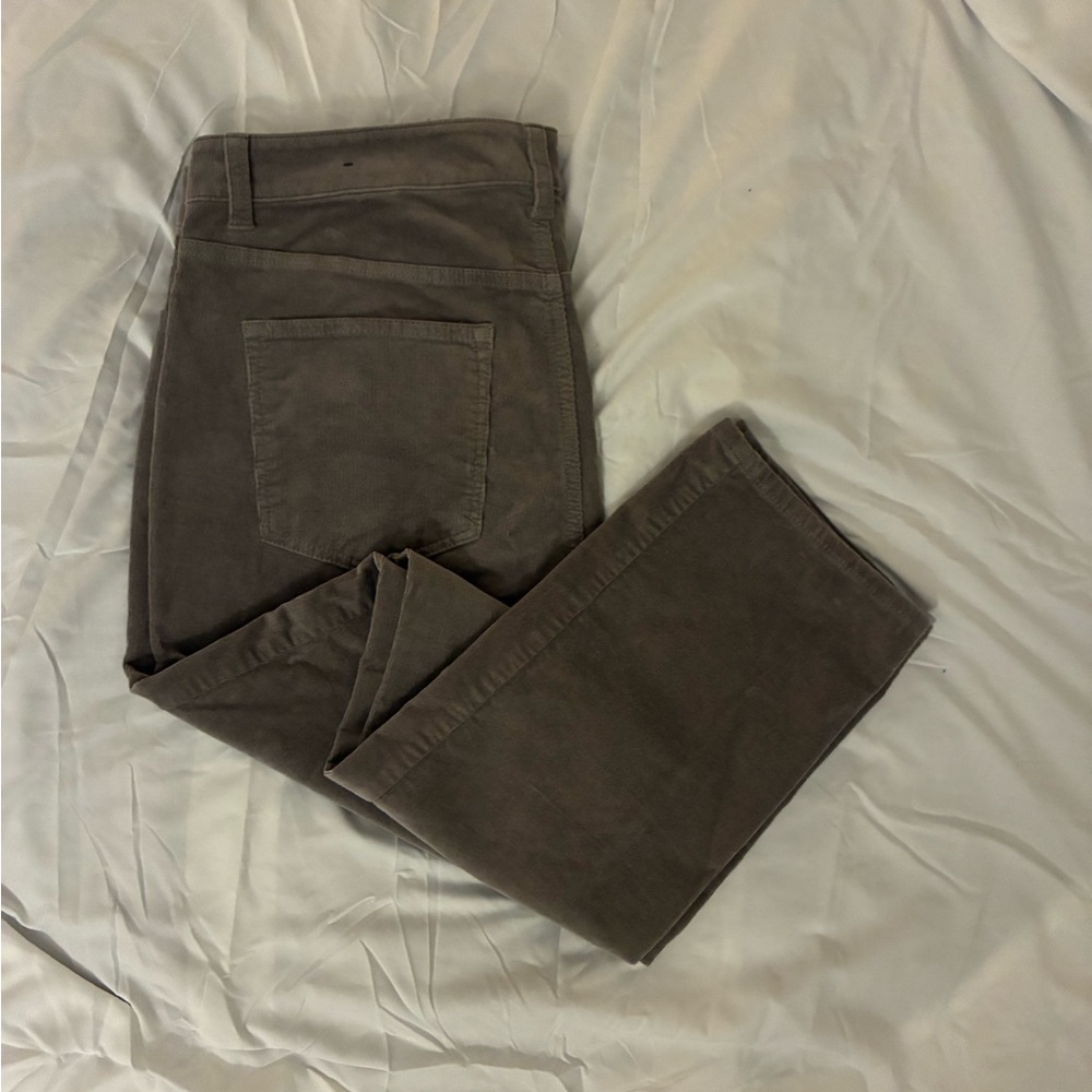 Talbots Gray Corduroy Pants